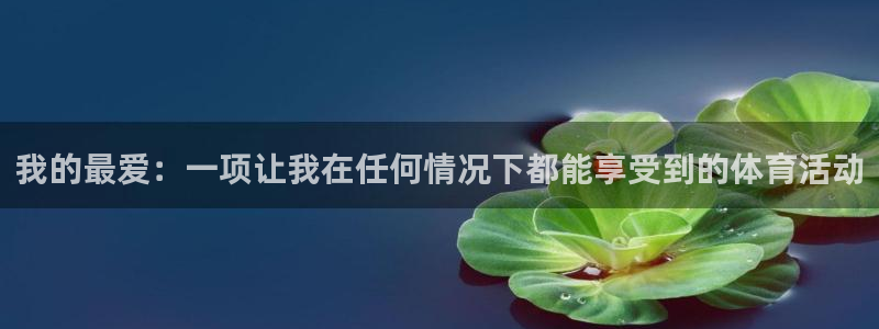 球王会体育：我的最爱：一项让我在任何情况下都能享受到的体育活动